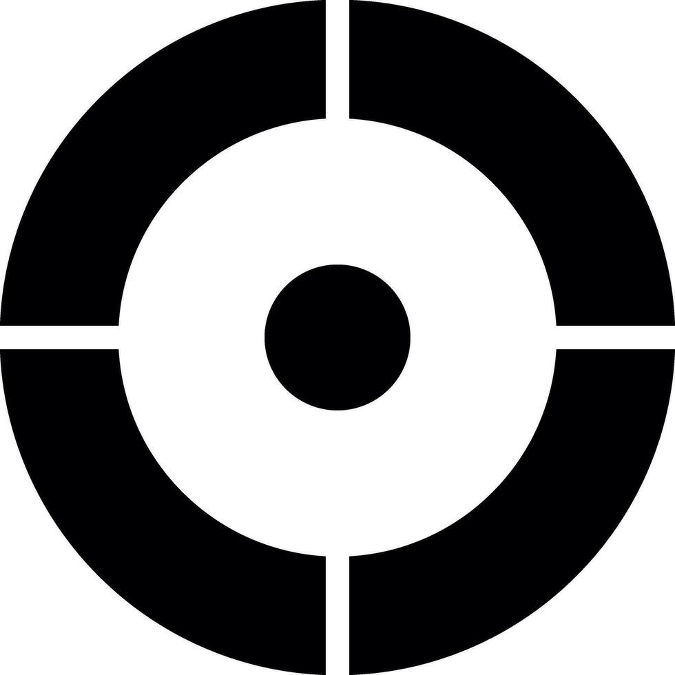 Target Creative Icon Design vector