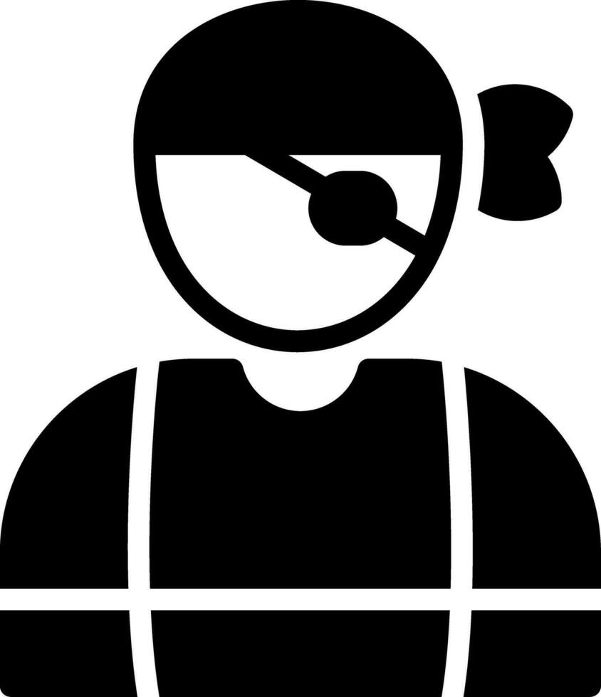 diseño de icono creativo pirata vector