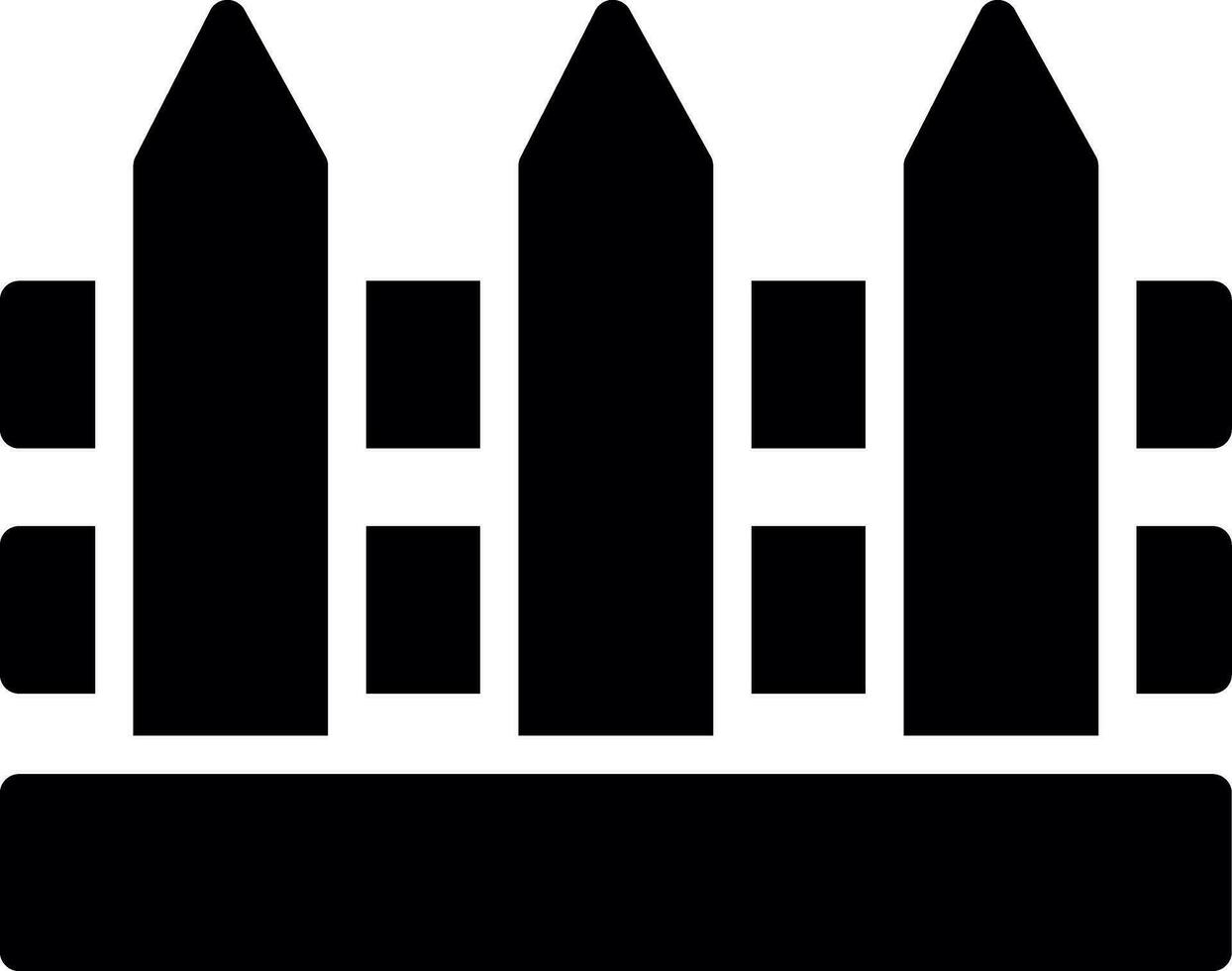 Fence Creative Icon Design vector
