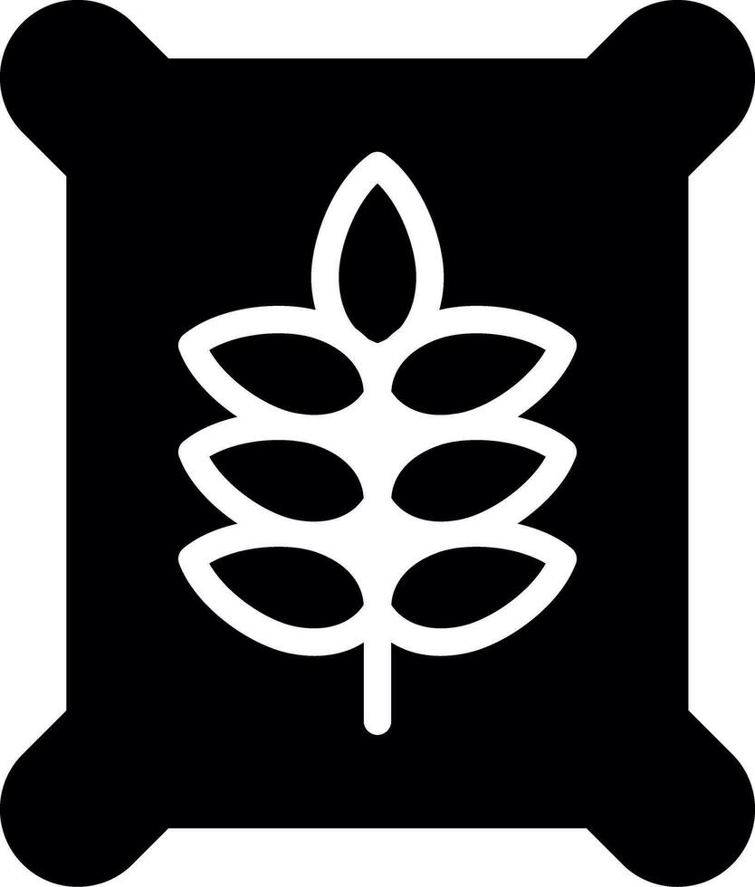 Seed Bag Creative Icon Design vector