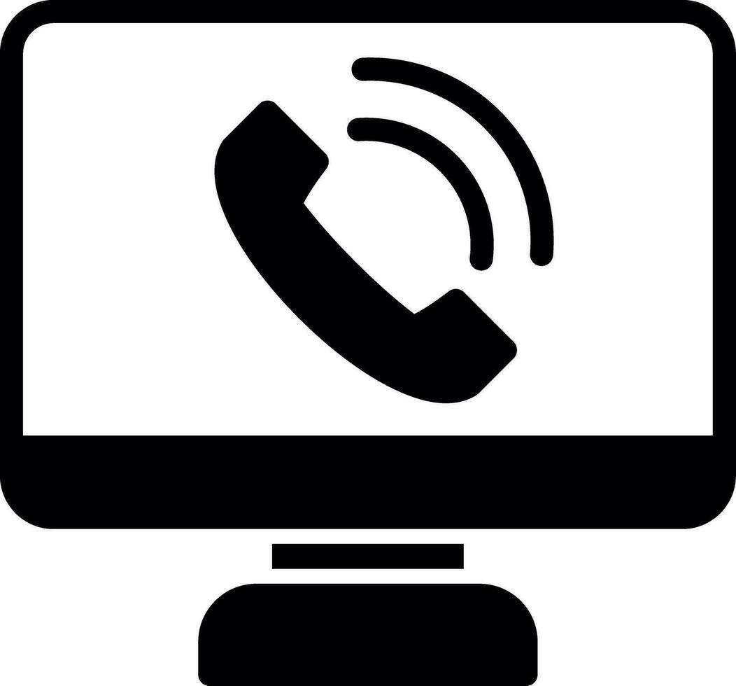 Phone Call Creative Icon Design vector