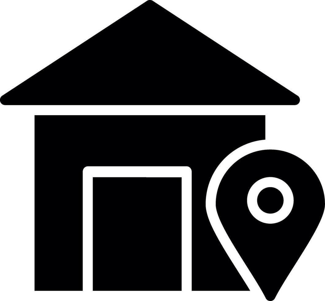 Home Location Creative Icon Design vector