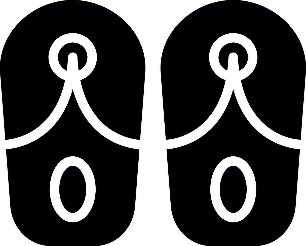 Slippers Creative Icon Design vector