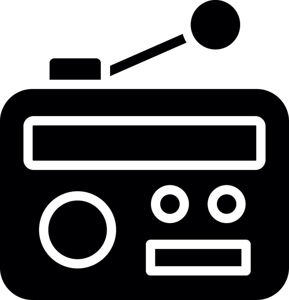 Radio Creative Icon Design vector