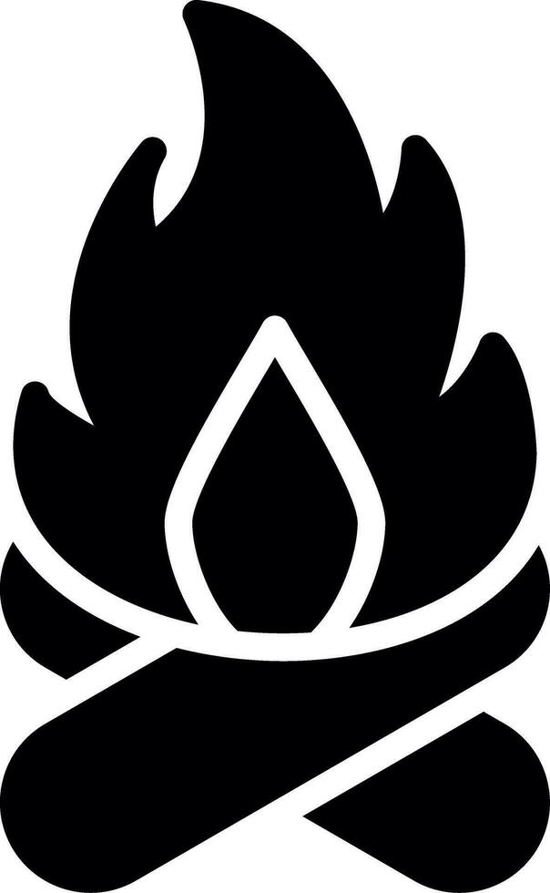 Winter Fire Creative Icon Design vector