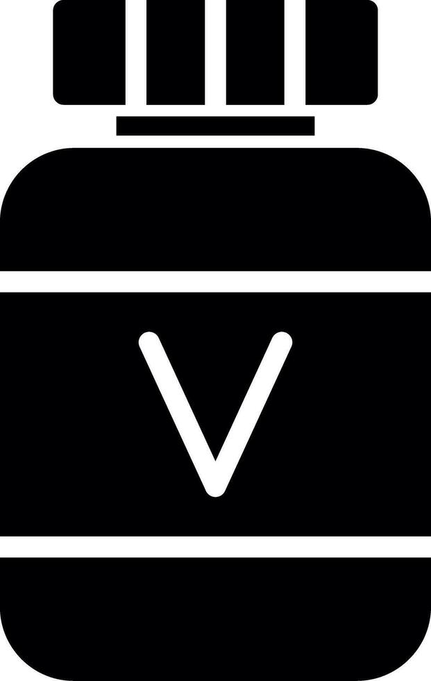 diseño de icono creativo de vitamina vector