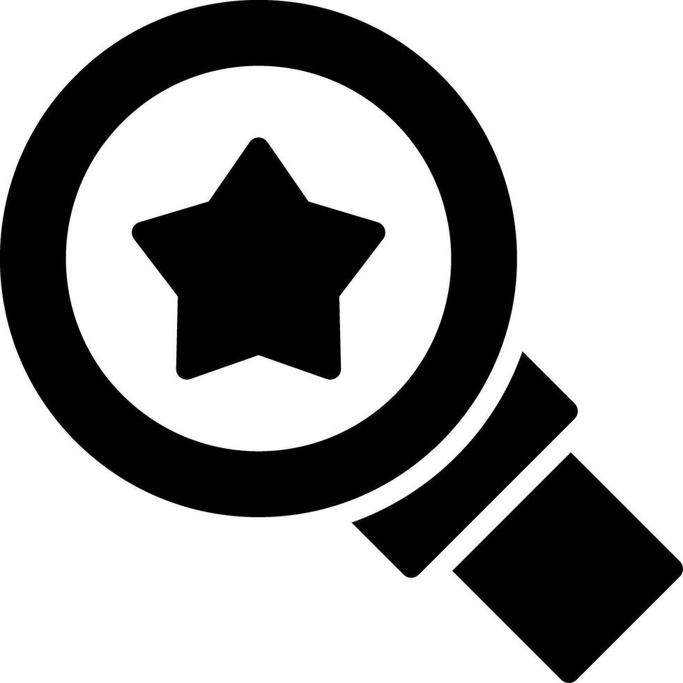 Magnifying Glass Creative Icon Design vector