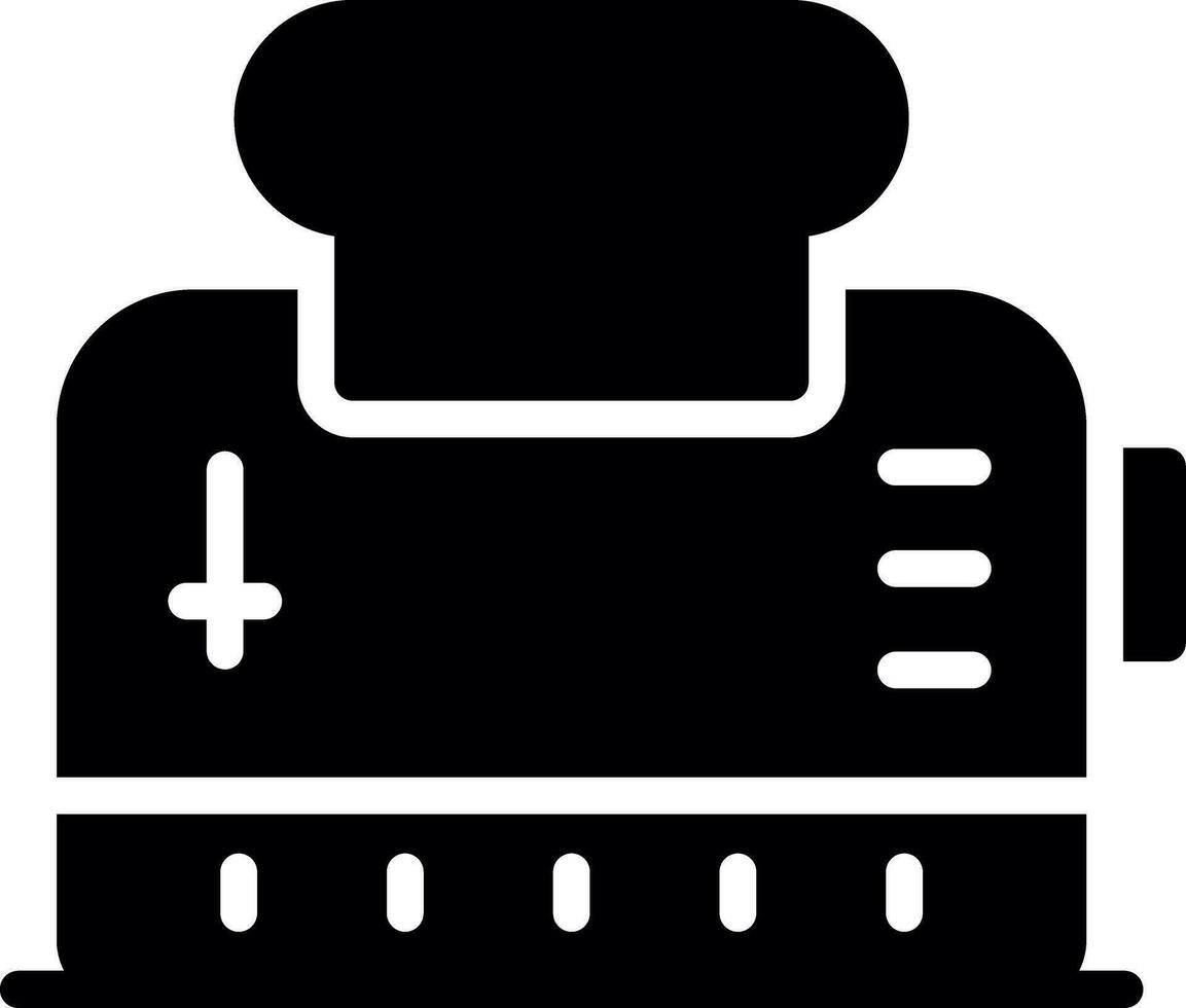 Toaster Creative Icon Design vector