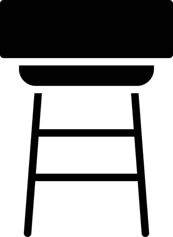 Stool Creative Icon Design vector