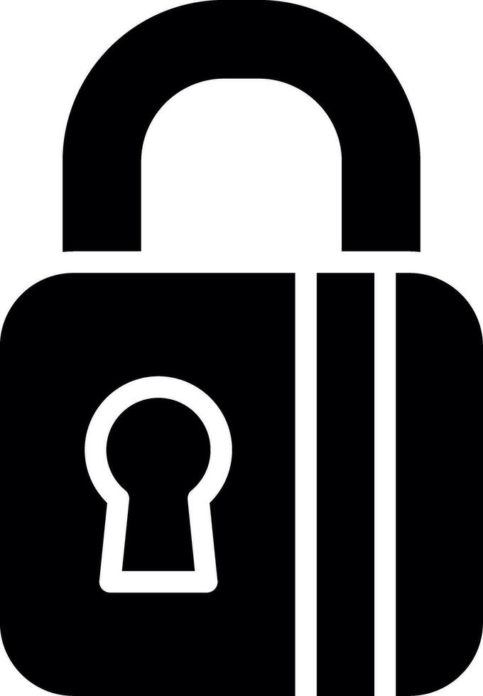 Padlock Creative Icon Design vector