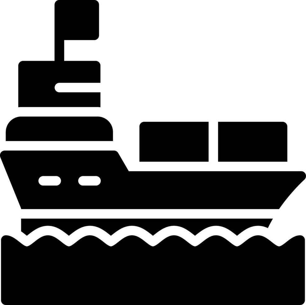 Ship Creative Icon Design vector