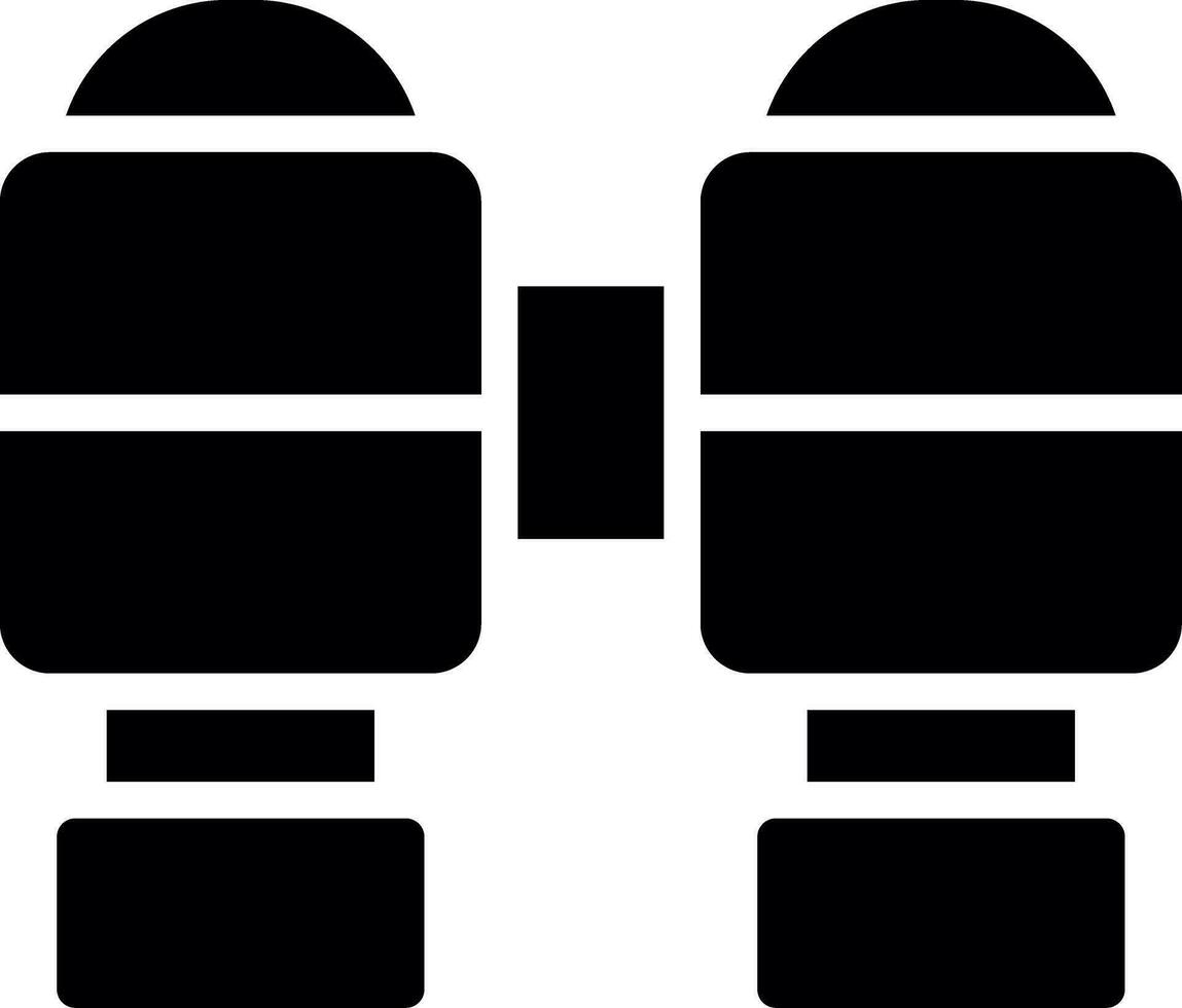 Binoculars Creative Icon Design vector