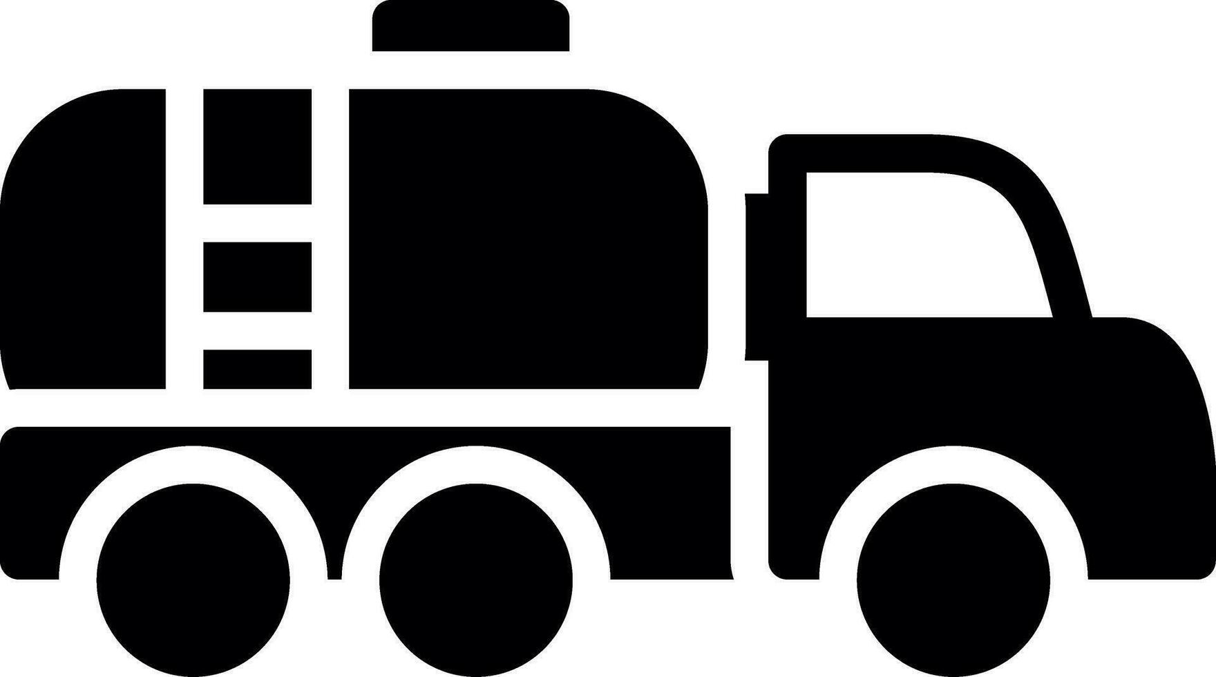 Tanker Truck Creative Icon Design vector