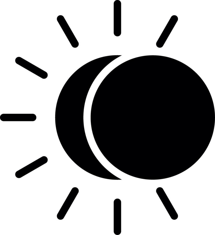 Eclipse Creative Icon Design vector