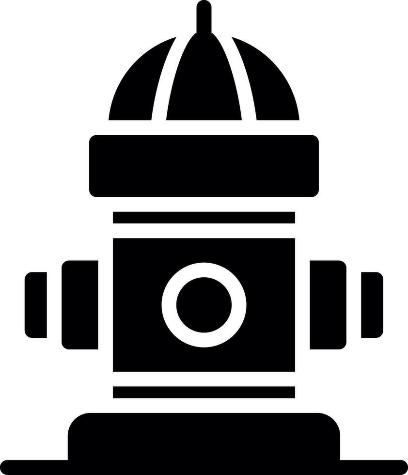 Fire Hydrant Creative Icon Design vector