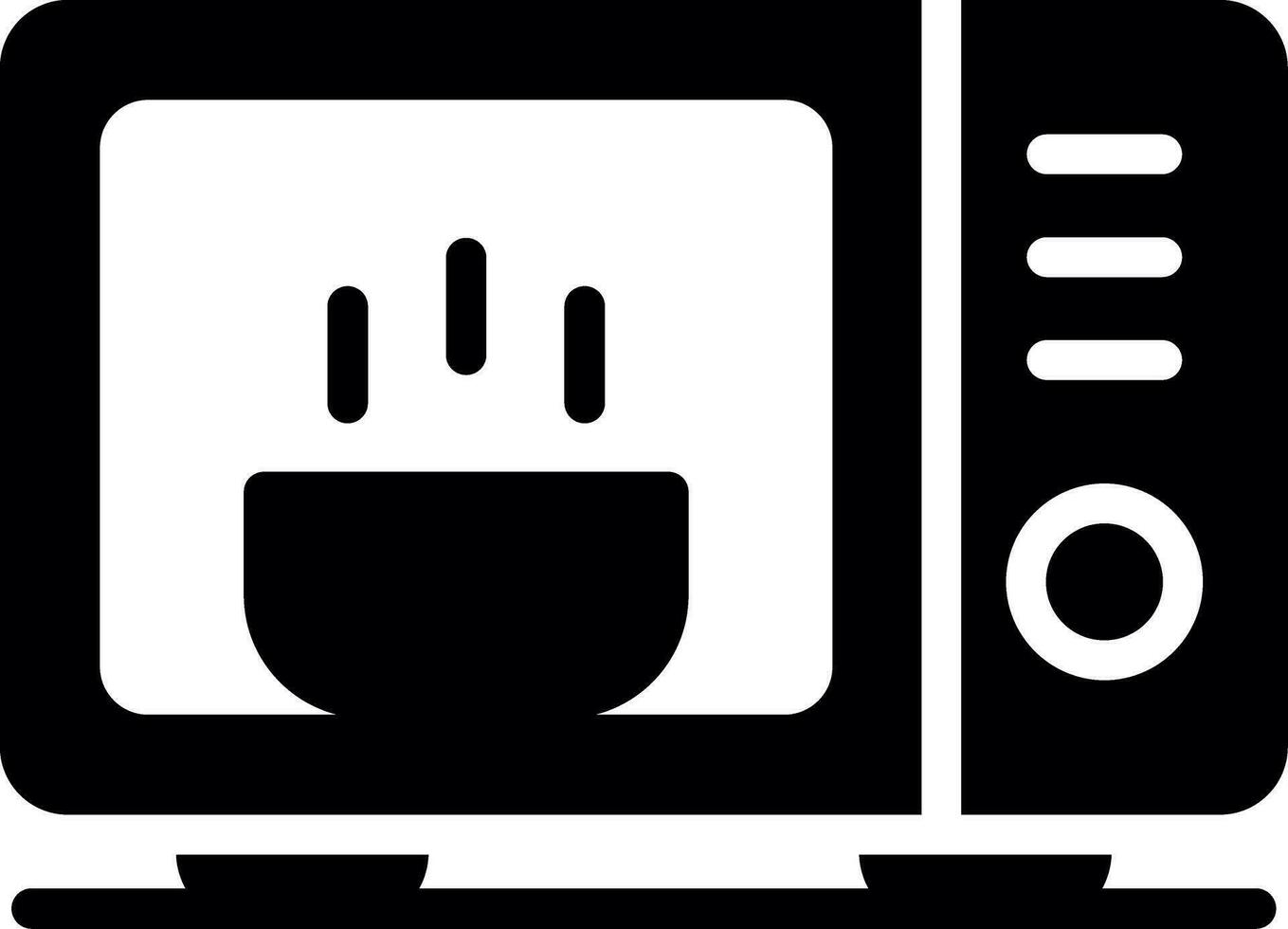 Microwave Creative Icon Design vector