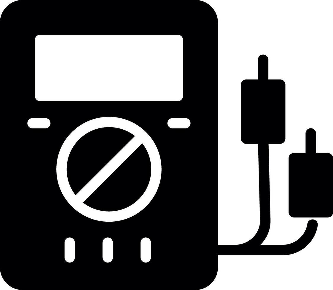 Voltmeter Creative Icon Design vector