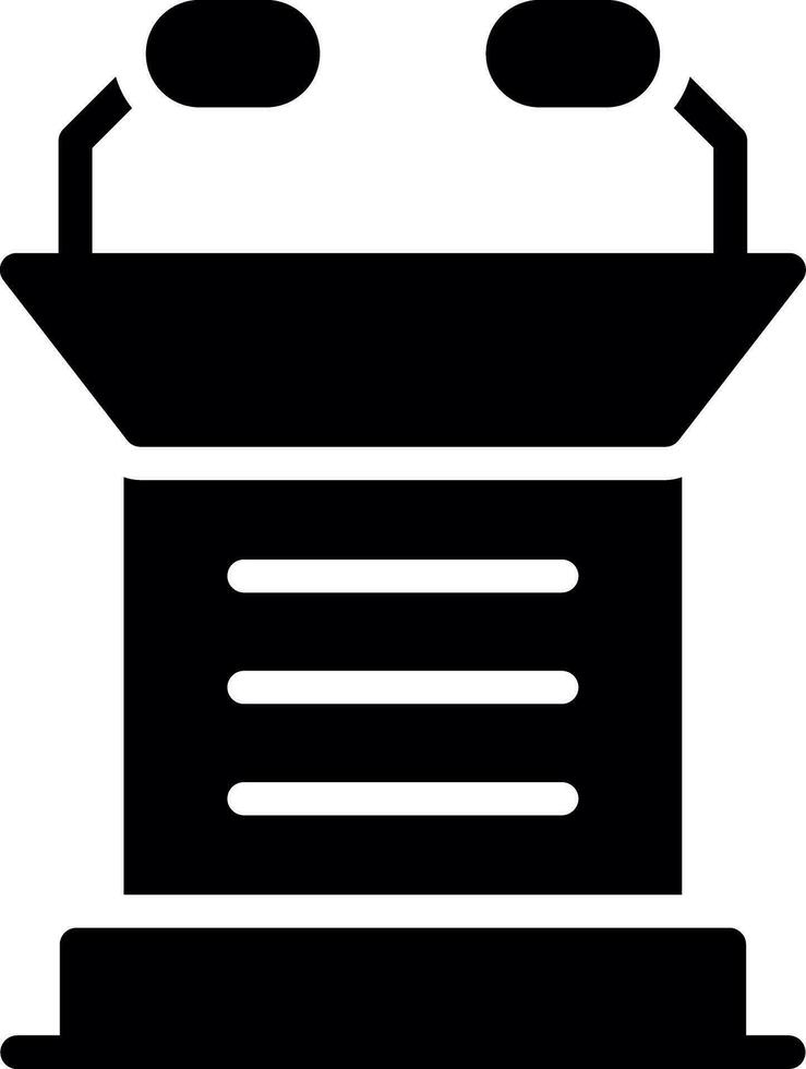 Lectern Creative Icon Design vector