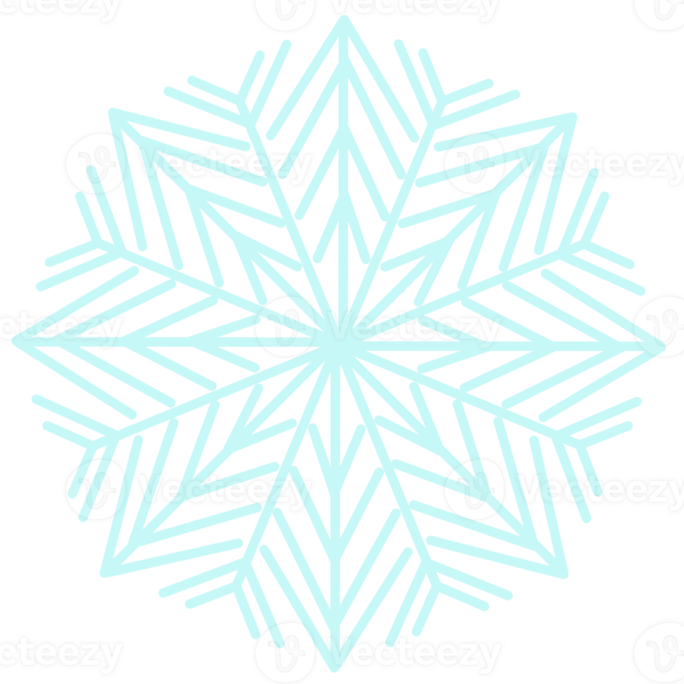snowflake clipart -png element png
