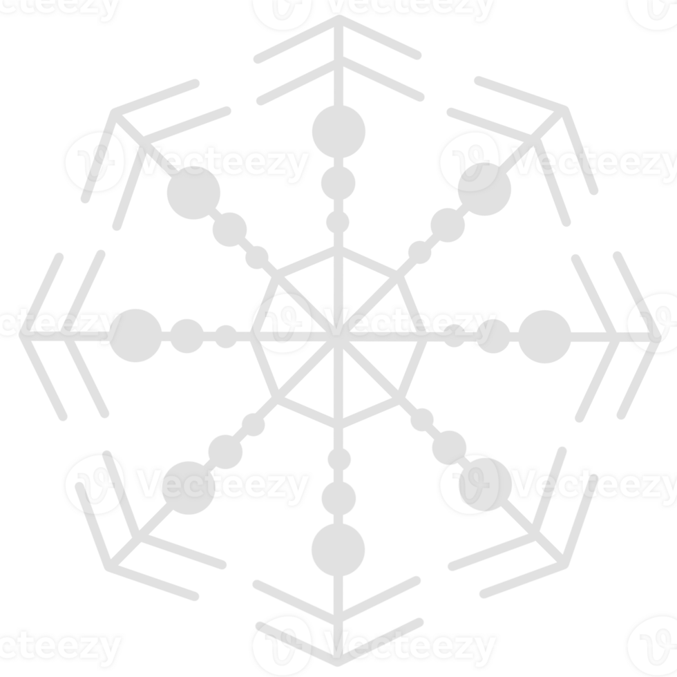 snowflake clipart -png element png