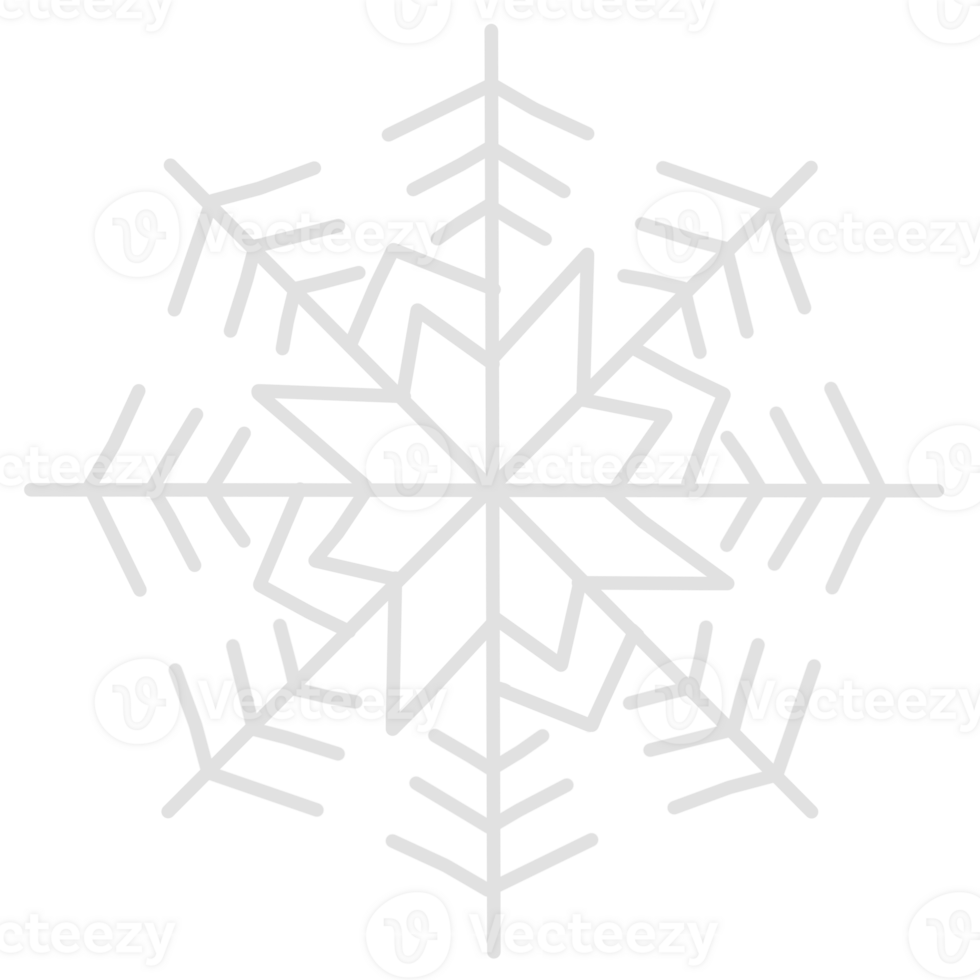 snowflake clipart -png element png