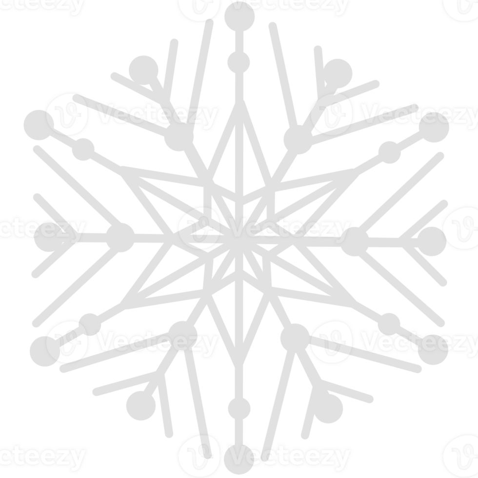 snowflake clipart -png element png