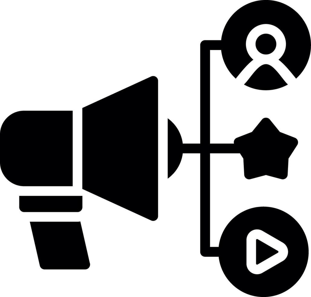 Advertising Creative Icon Design vector