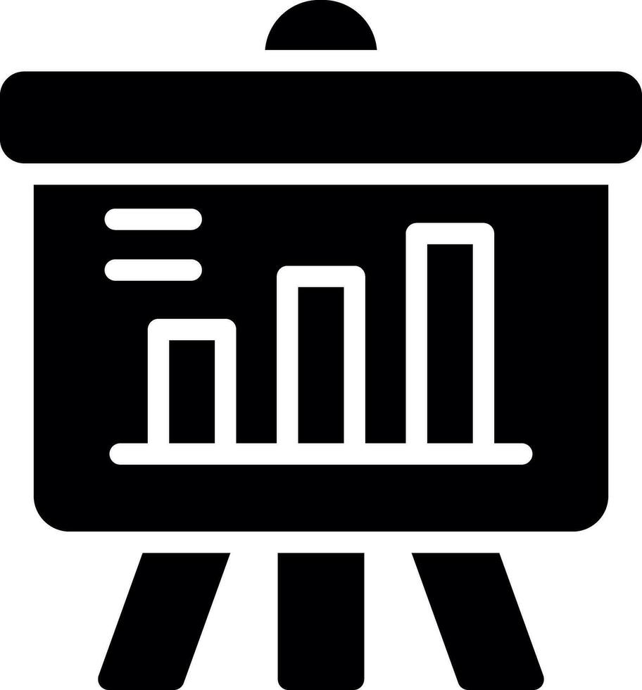 Projector Screen Creative Icon Design vector