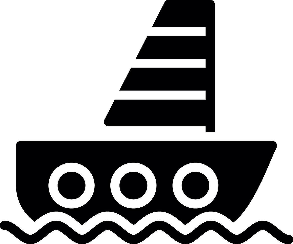 Windsurfing Creative Icon Design vector