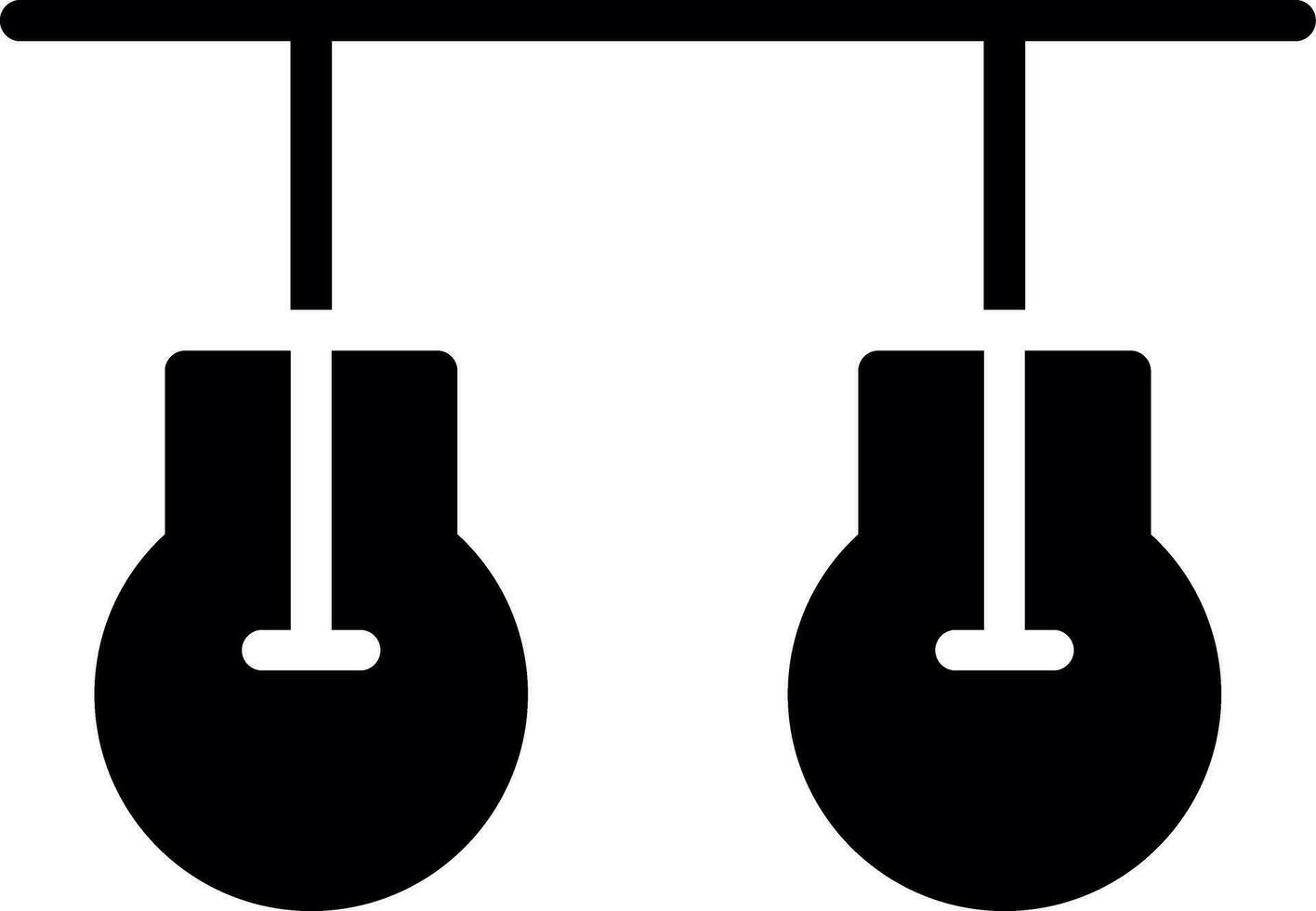 Ceiling Light Creative Icon Design vector