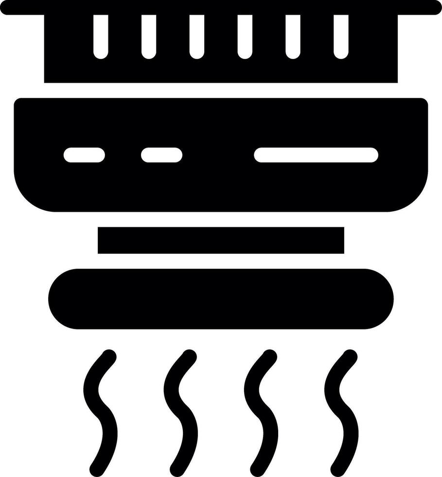 Smoke Detector Creative Icon Design vector