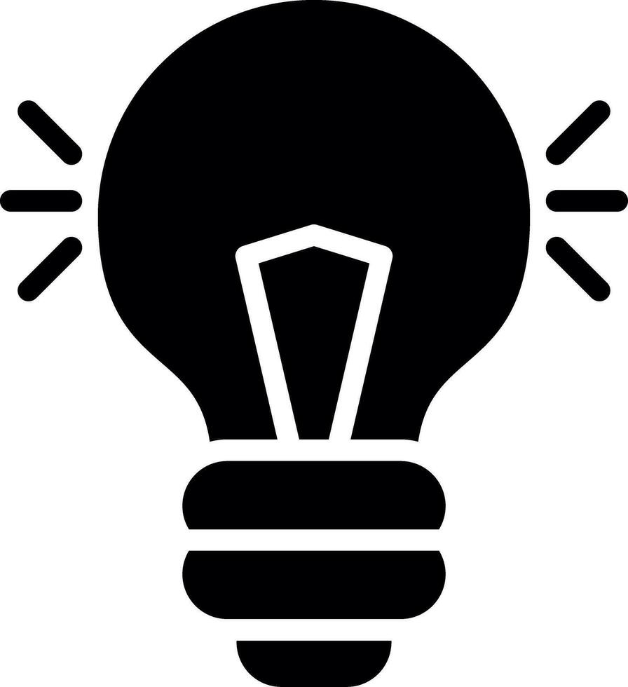 Light Bulb Creative Icon Design vector