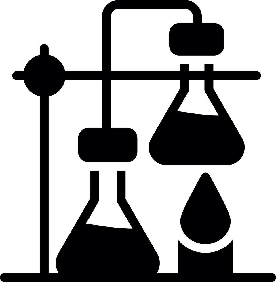 Test Tubes Creative Icon Design vector