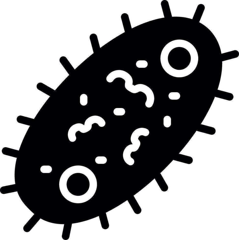 diseño de icono creativo de bacterias vector