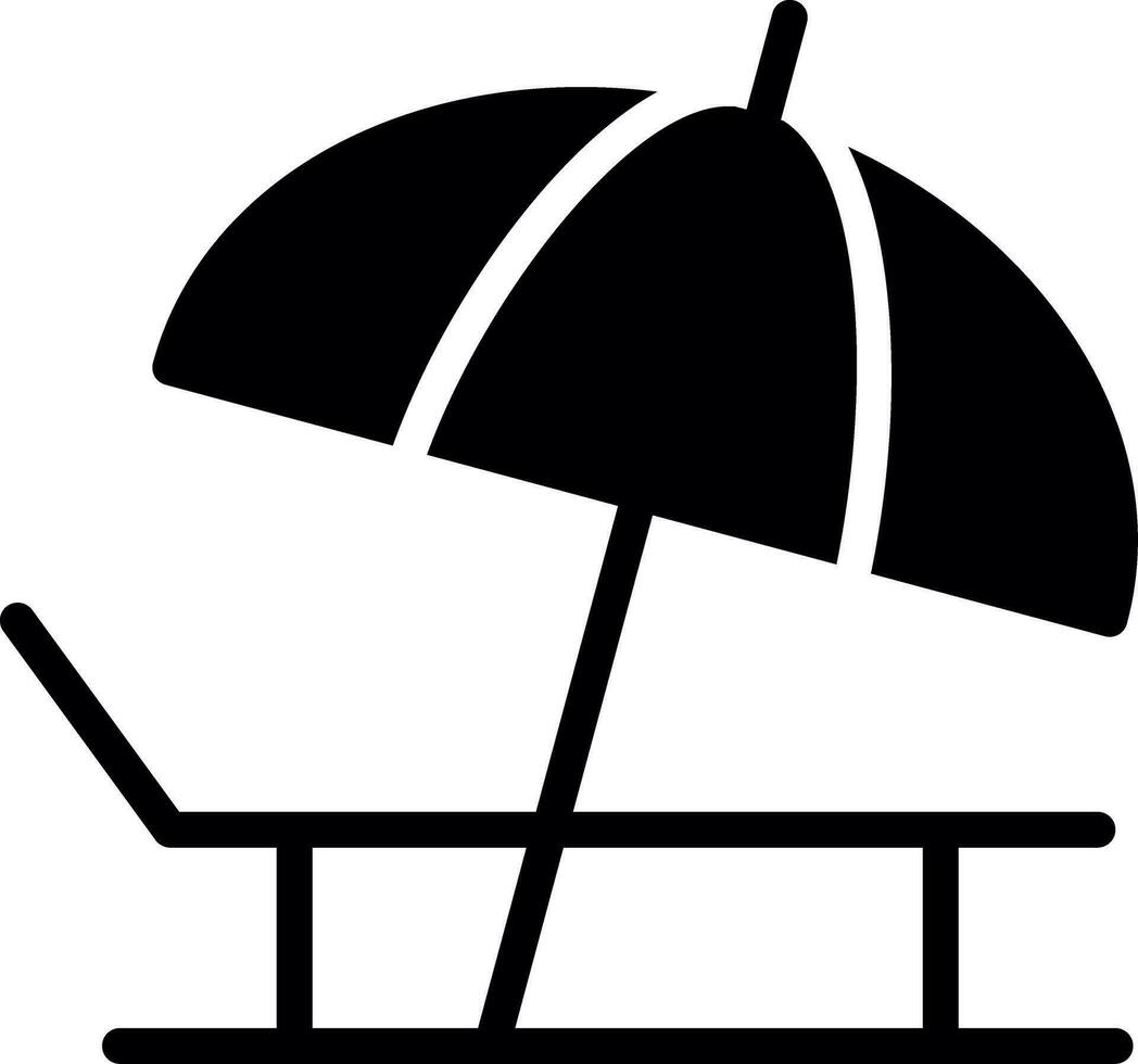 Lounger Creative Icon Design vector