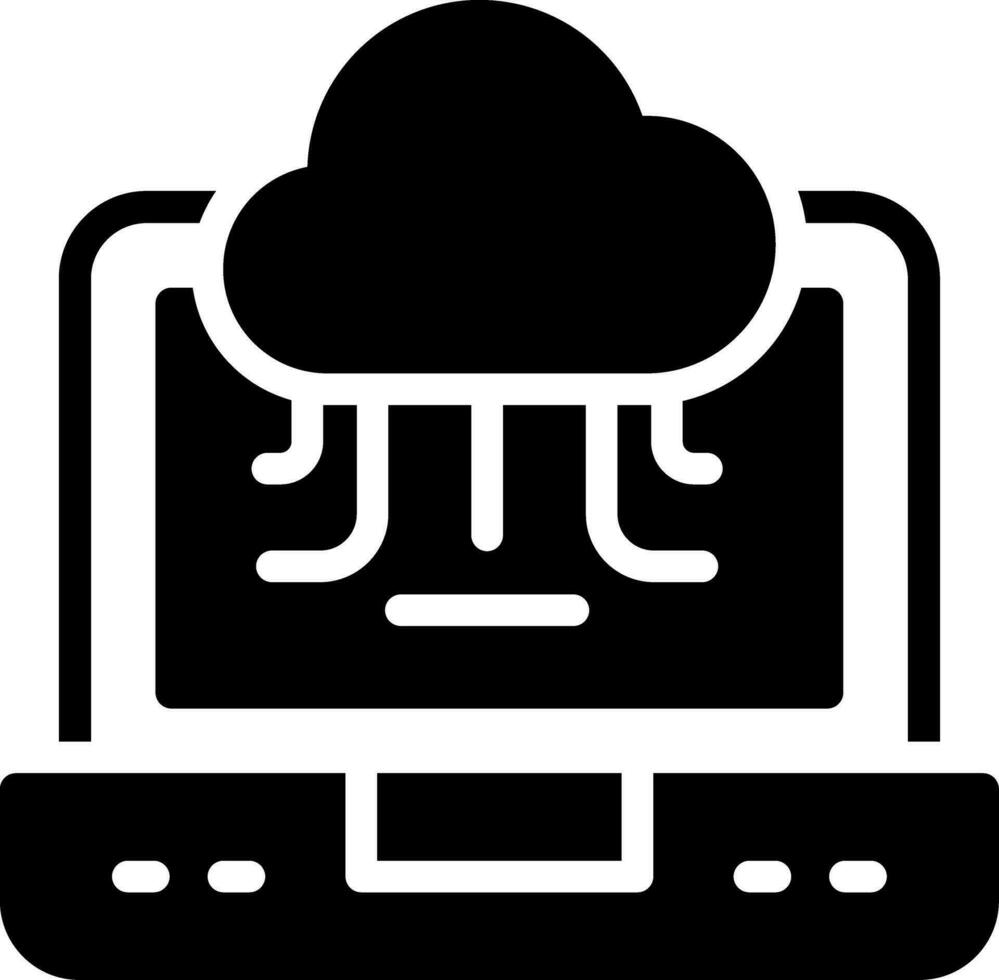 Cloud Service Creative Icon Design vector