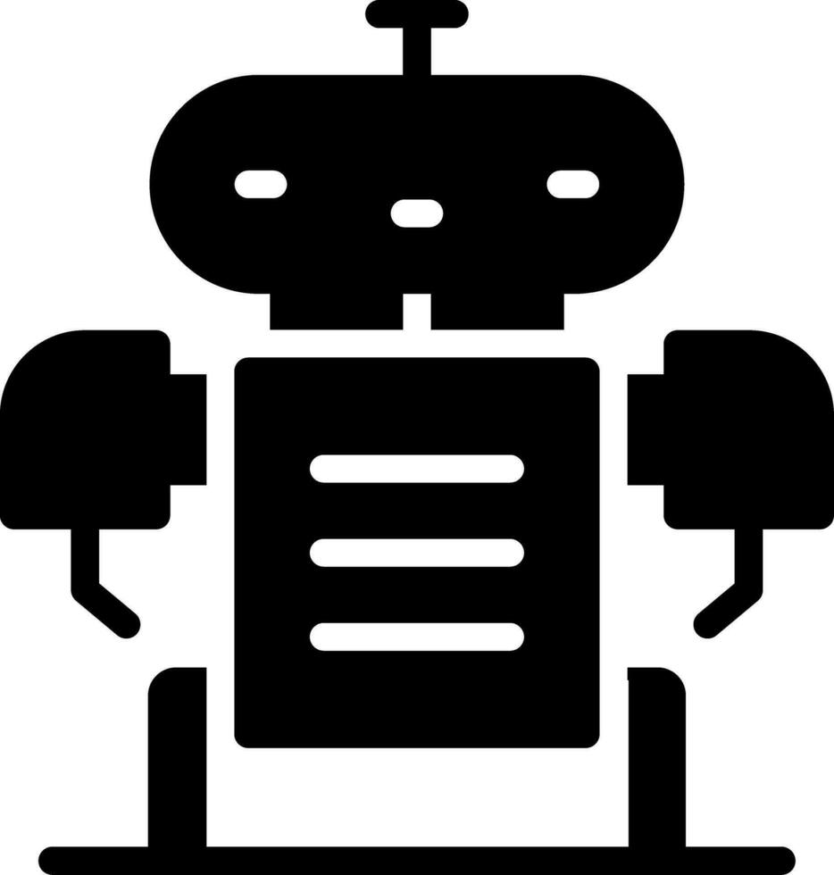 diseño de icono creativo robot vector