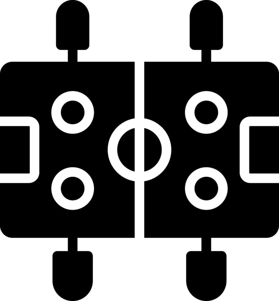 Glyph Icons Design vector