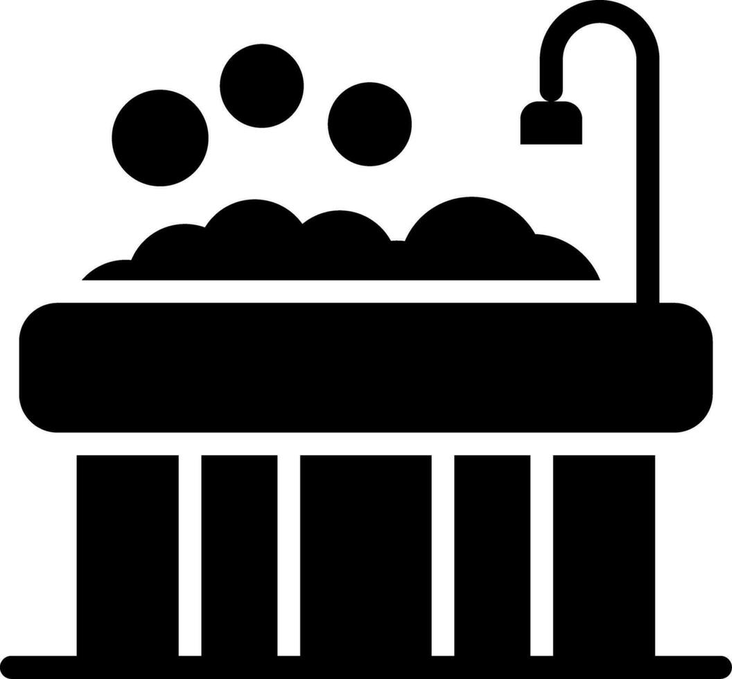 Bathtub Creative Icon Design vector