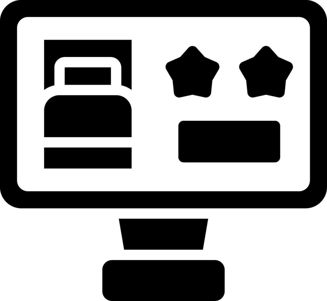 Online Booking Creative Icon Design vector