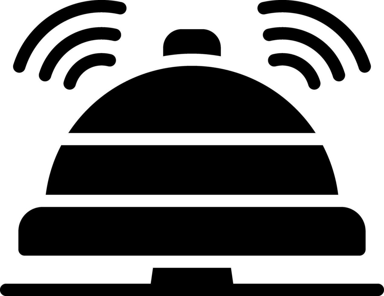 Reception Bell Creative Icon Design vector