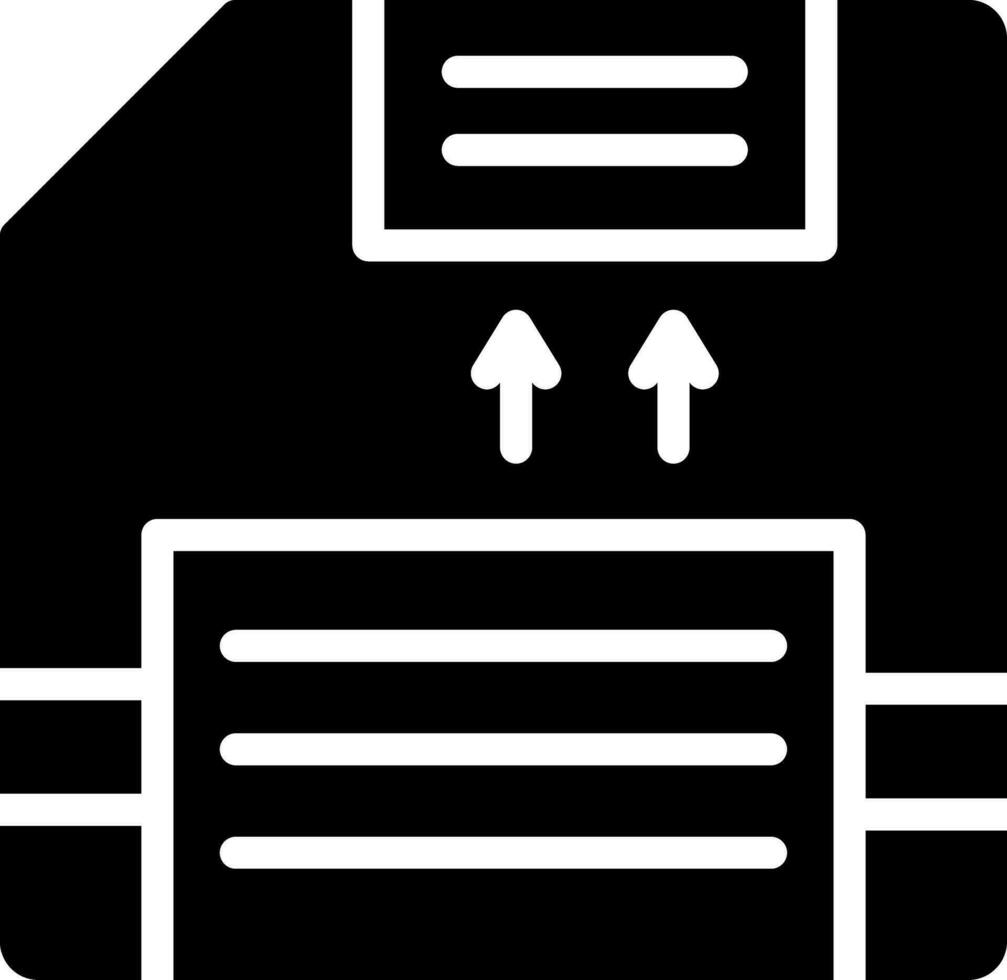 Floppy Disc Creative Icon Design vector