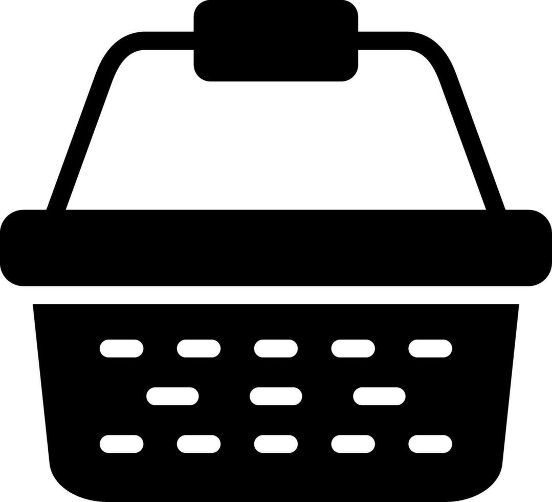 Picnic Basket Creative Icon Design vector