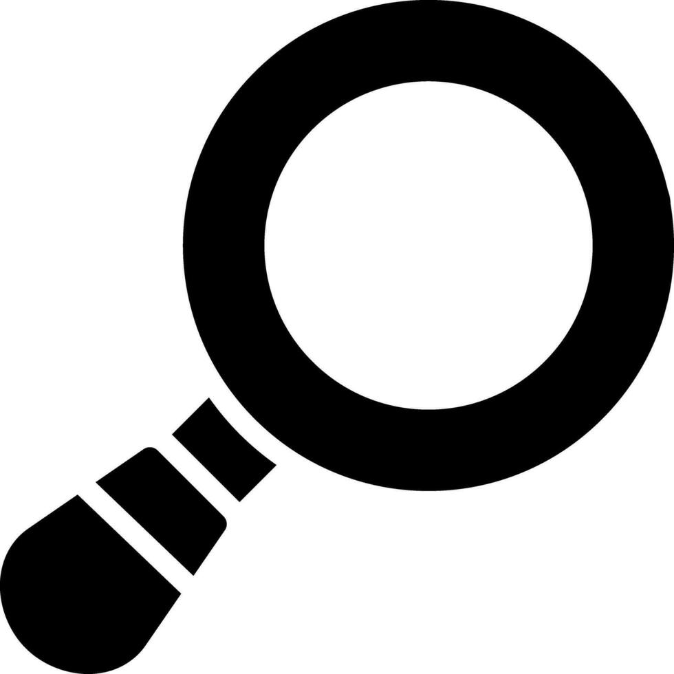 Magnifying Glass Creative Icon Design vector