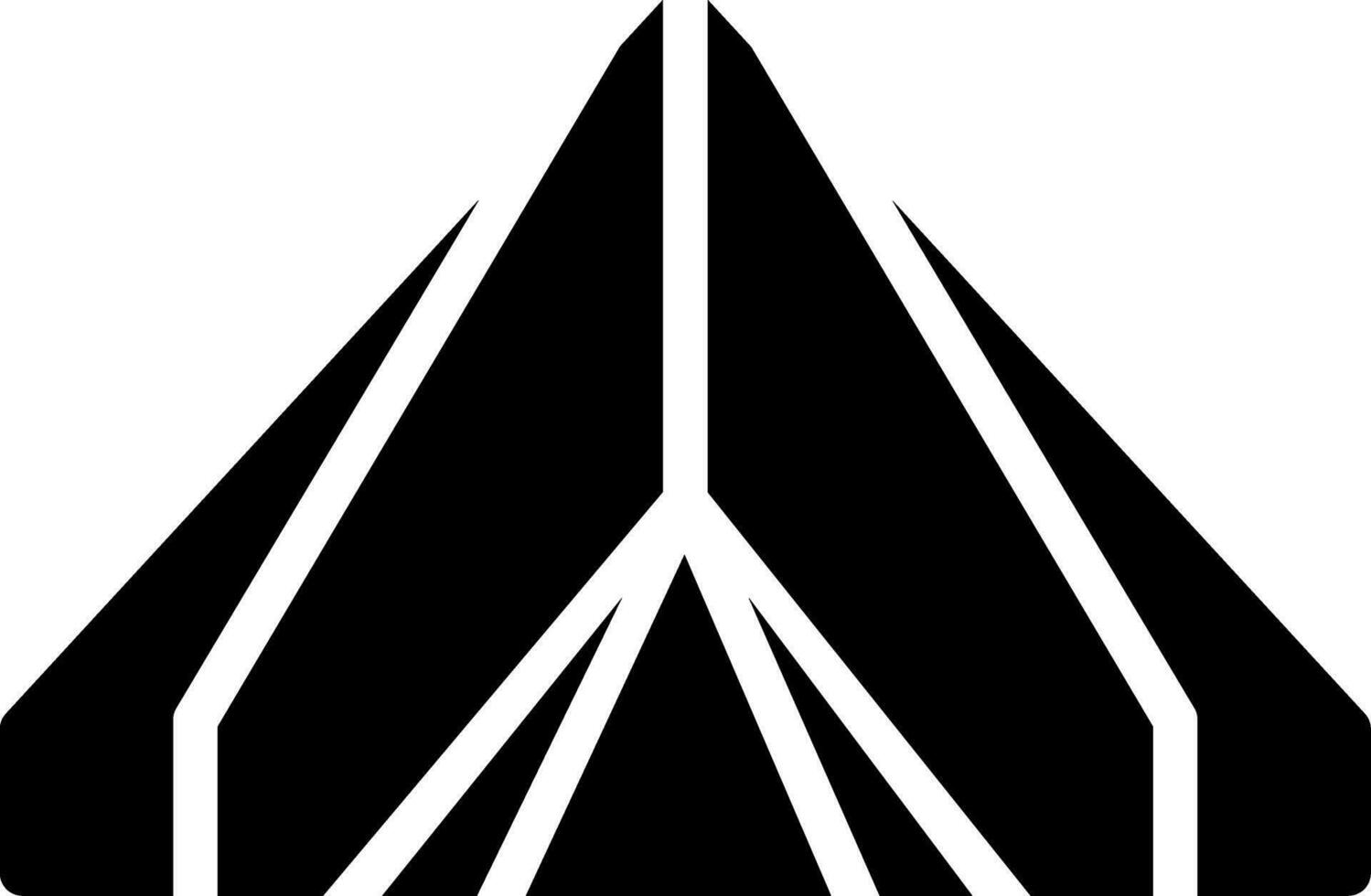 Camping Creative Icon Design vector