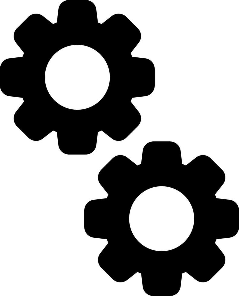 Gears Creative Icon Design vector