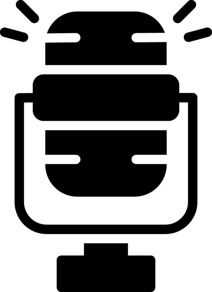 Microphone Creative Icon Design vector
