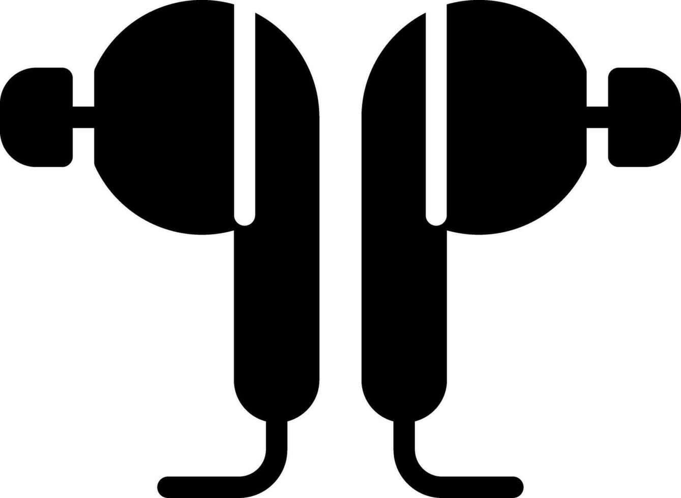 Earbuds Creative Icon Design vector
