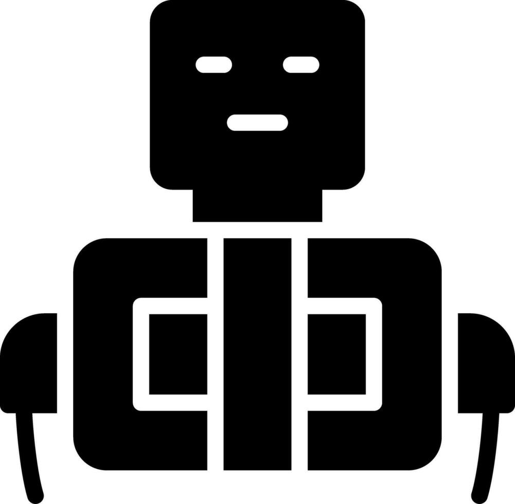 diseño de icono creativo robot vector