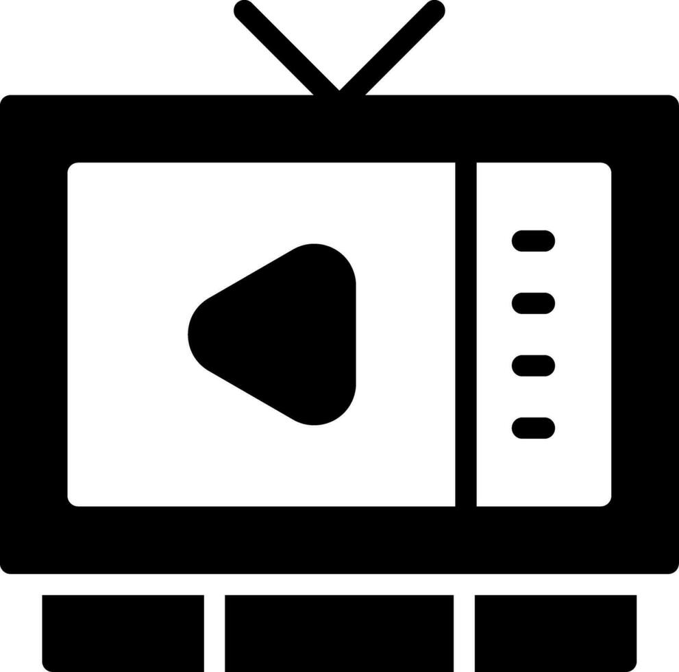 Watching TV Creative Icon Design vector